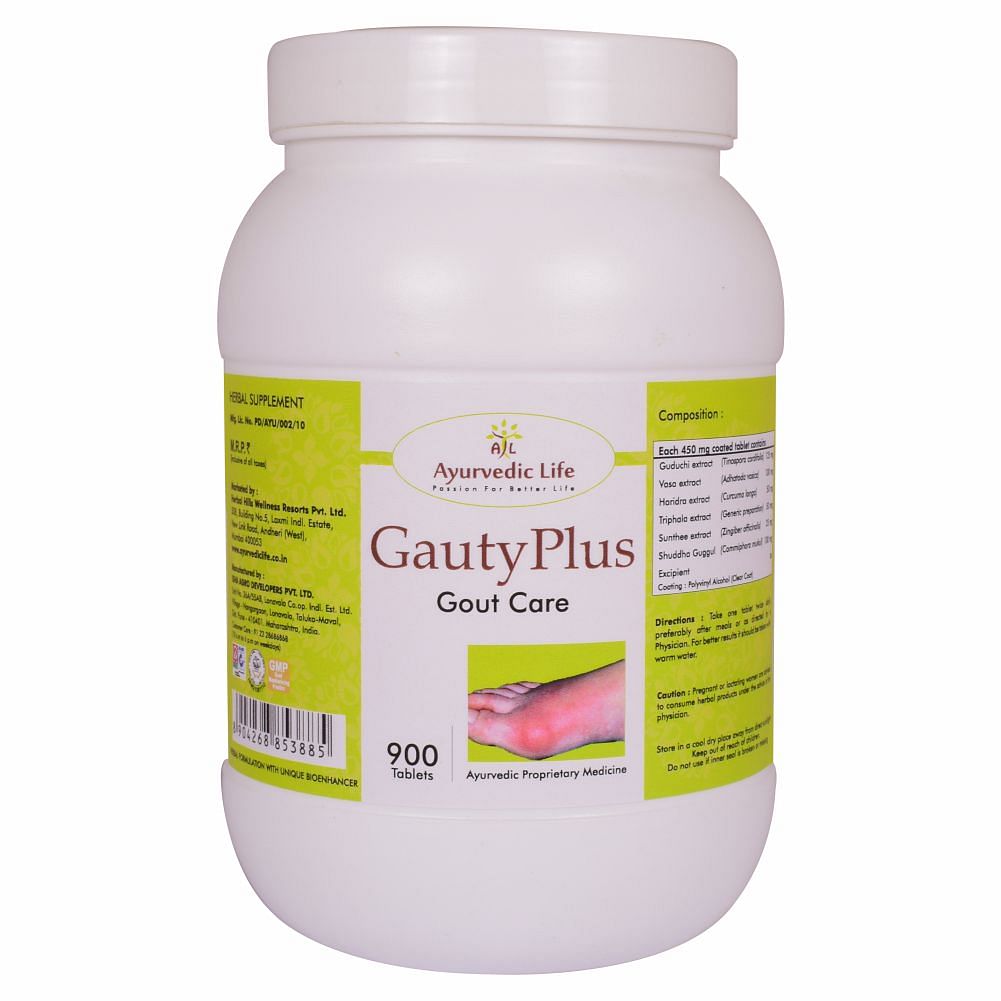 

Ayurvedic Life GAUTYPLUS - 900 Tablets