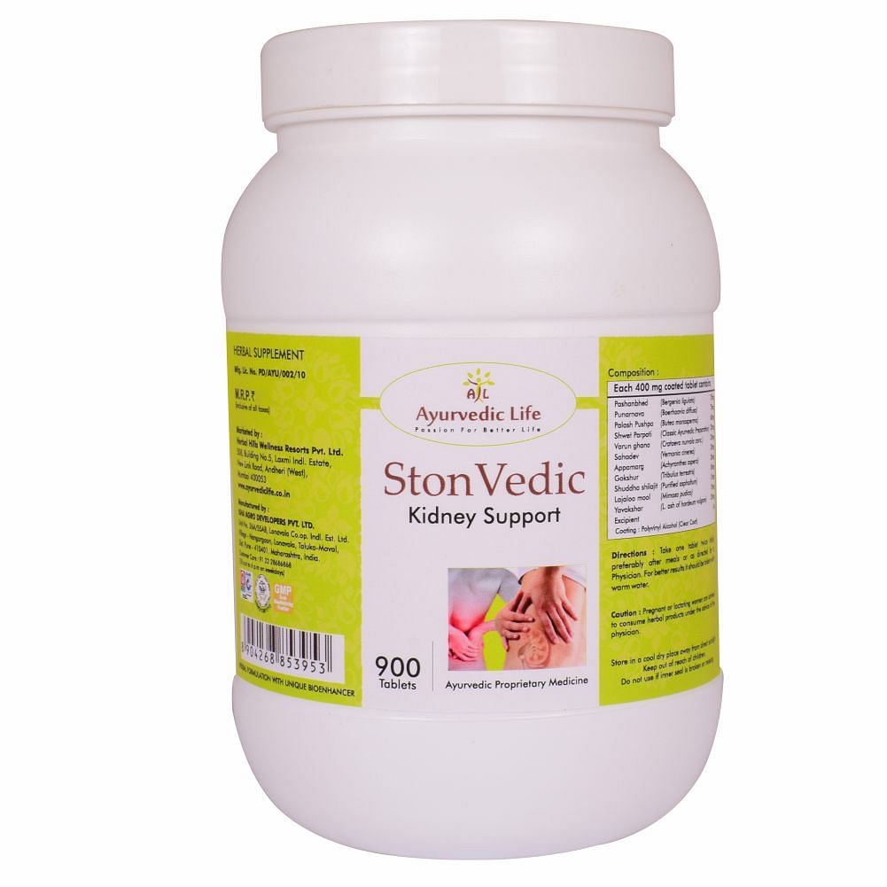 

Ayurvedic Life STONVEDIC - 900 Tablets