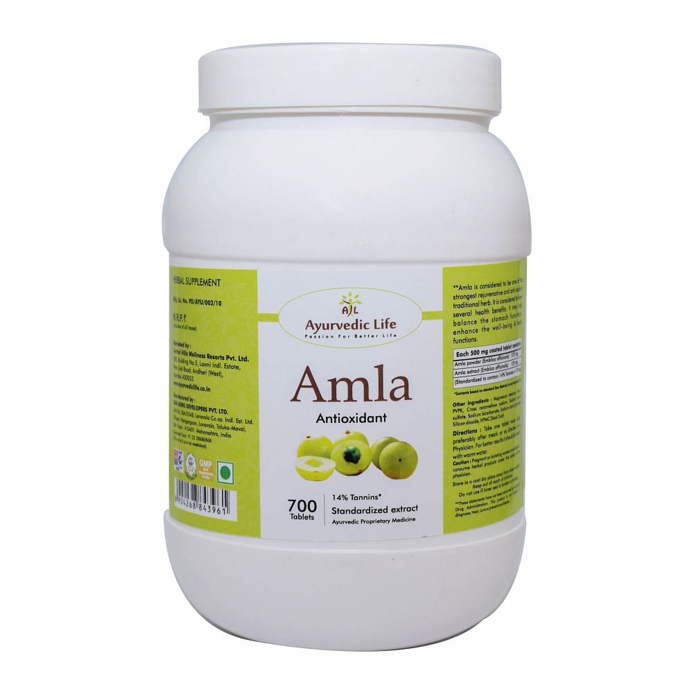 

Ayurvedic Life Amla 700 Tablets