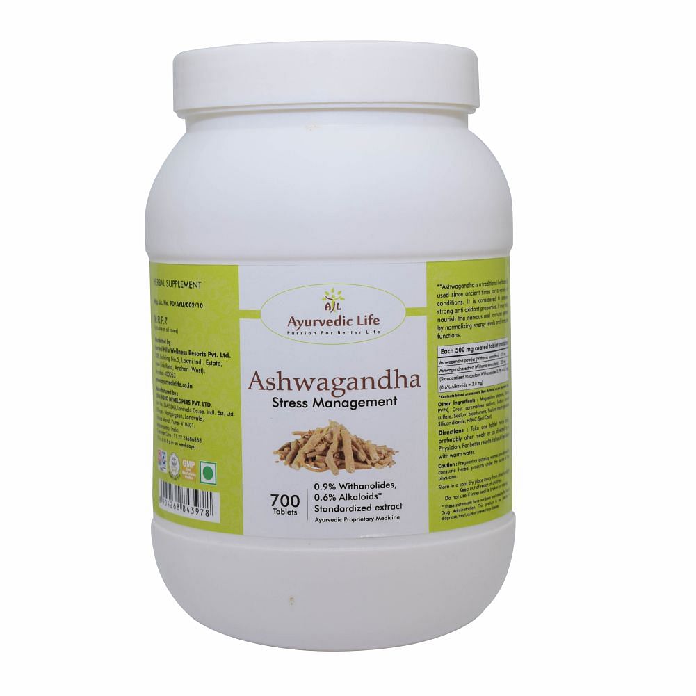 

Ayurvedic Life Ashwagandha 700 Tablets