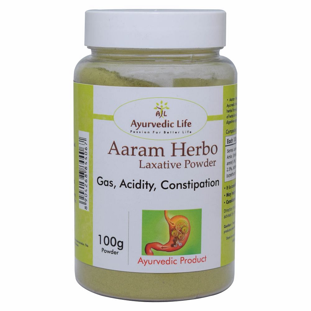 

Ayurvedic Life Aaram Herbo Laxative Powder - 100 gms