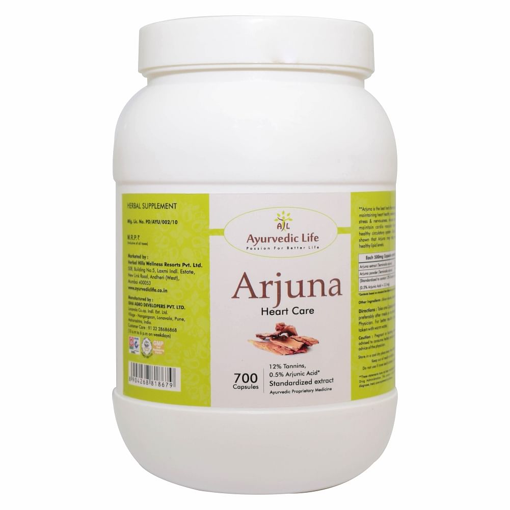 

Ayurvedic Life Arjuna 700 Capsules