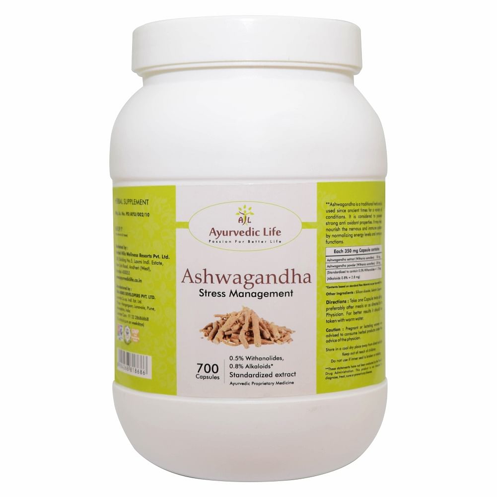 

Ayurvedic Life Ashwagandha 700 Capsules