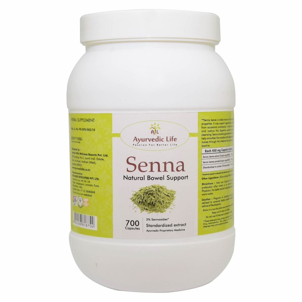 

Ayurvedic Life Senna 700 Capsules