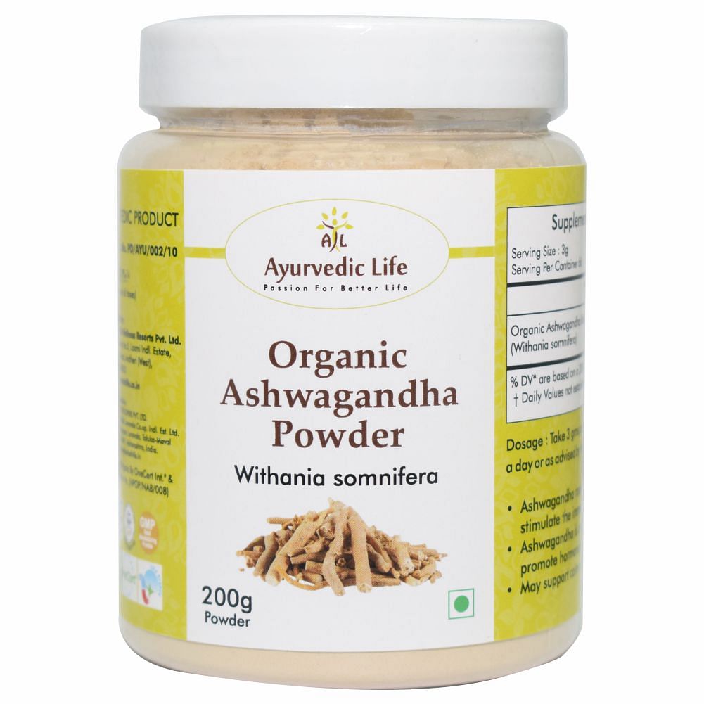 

Ayurvedic Life Organic Ashwagandha Powder 200gms