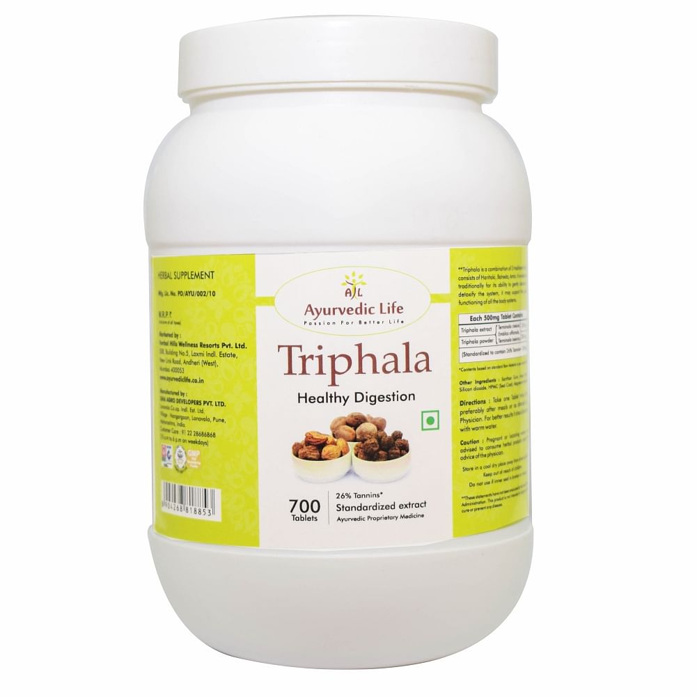 

Ayurvedic Life Triphala 700 Tablets