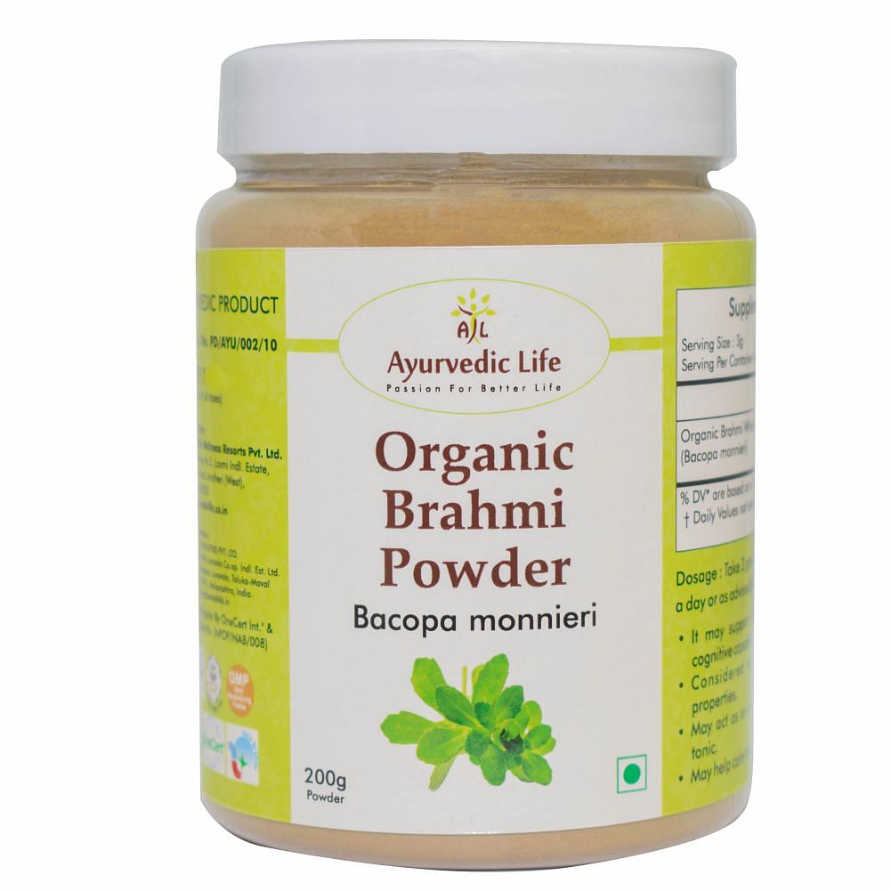 

Ayurvedic Life Organic Brahmi Powder 200 gms