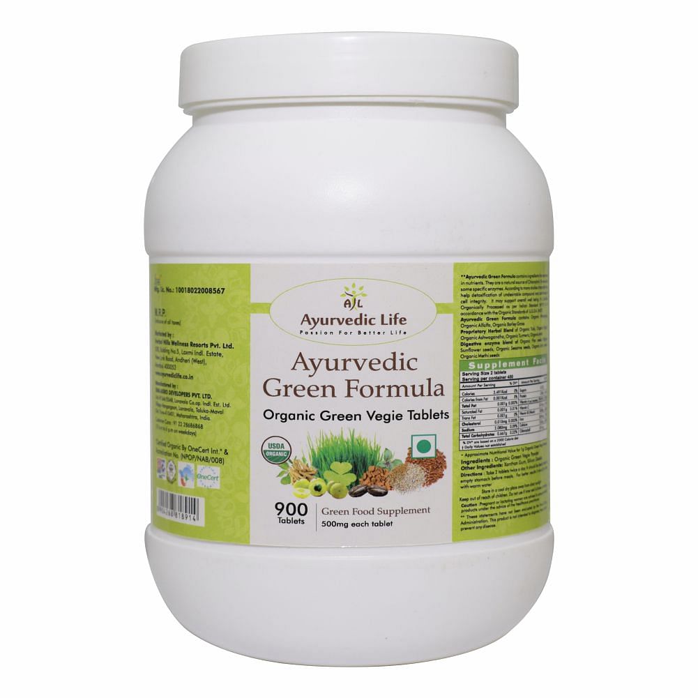 

Ayurvedic Life Ayurvedic Green Formula - 900 Tablets Value Pack