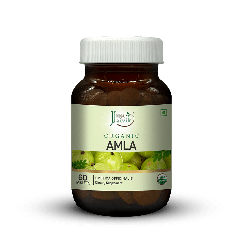 

Just Jaivik Organic Amla Tablets - 600mg