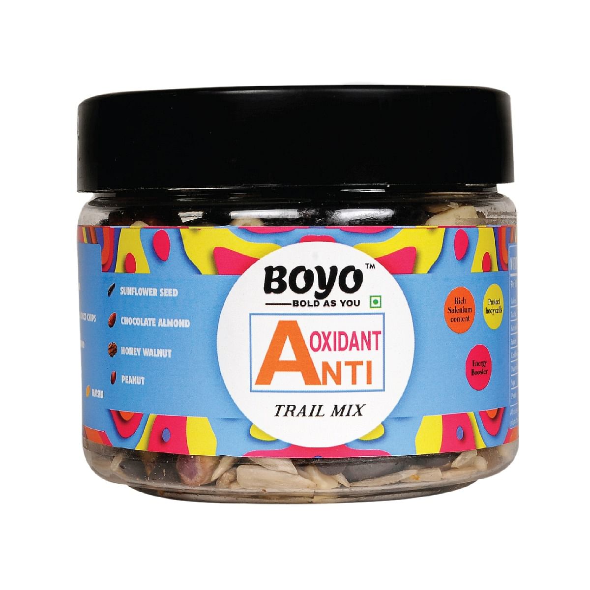 

BOYO Anti-Oxidant Trail Mix - Healthy Snack & Mix Seeds 200g