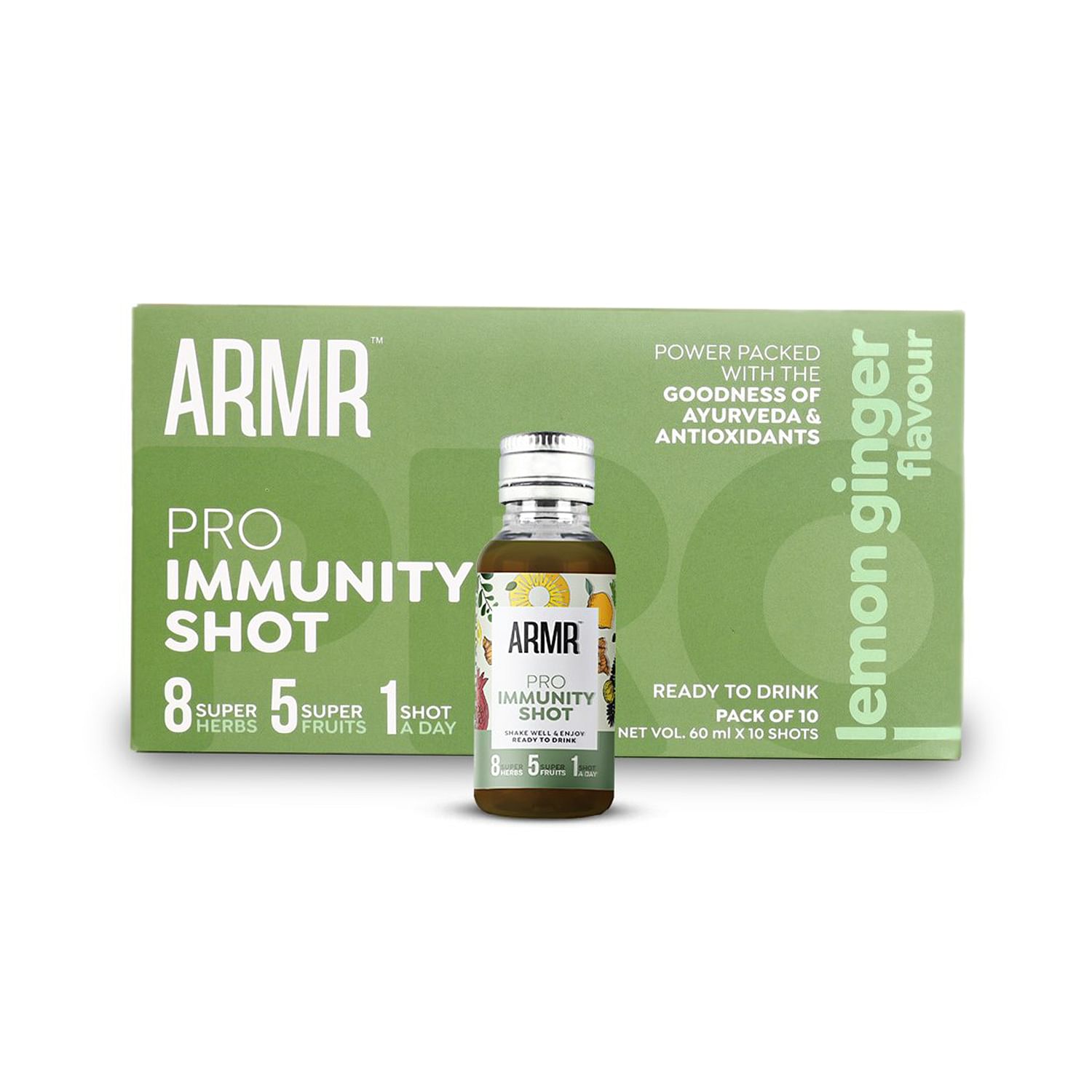 

ARMR Pro Immunity Shots Lemon Ginger - 600 ml
