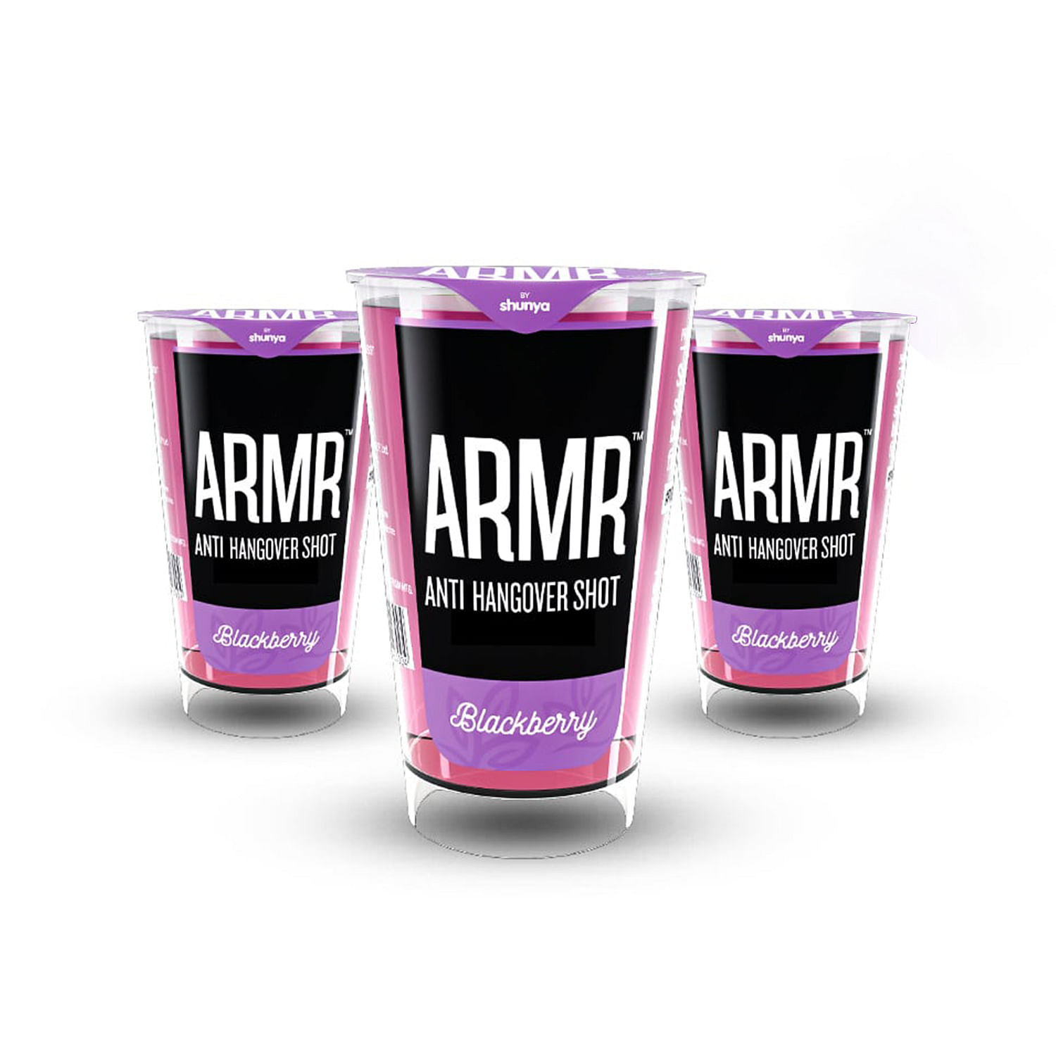 

ARMR Anti Hangover Shots Blackberry - Pack Of 24 |1440ml