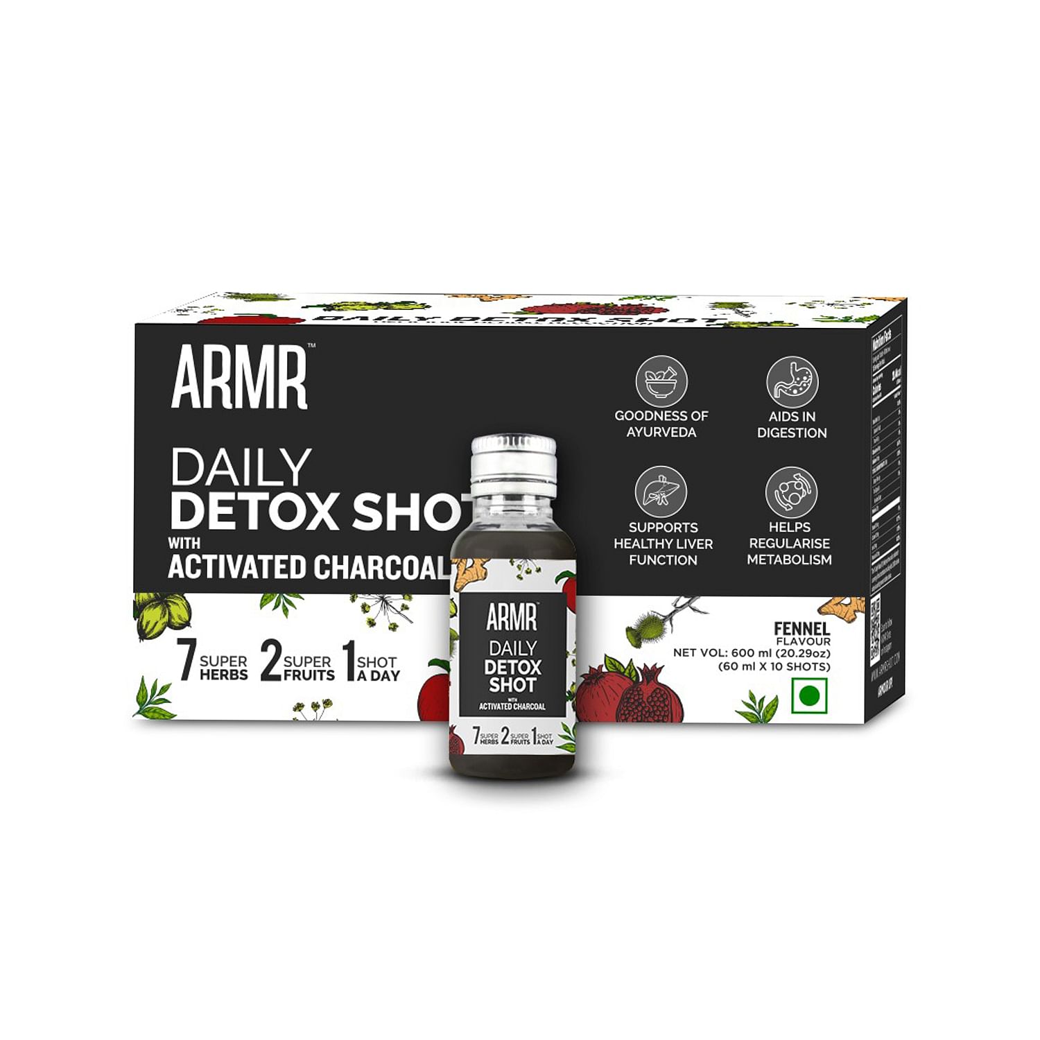 

ARMR Daily Detox Shots Fennel - 600 ml