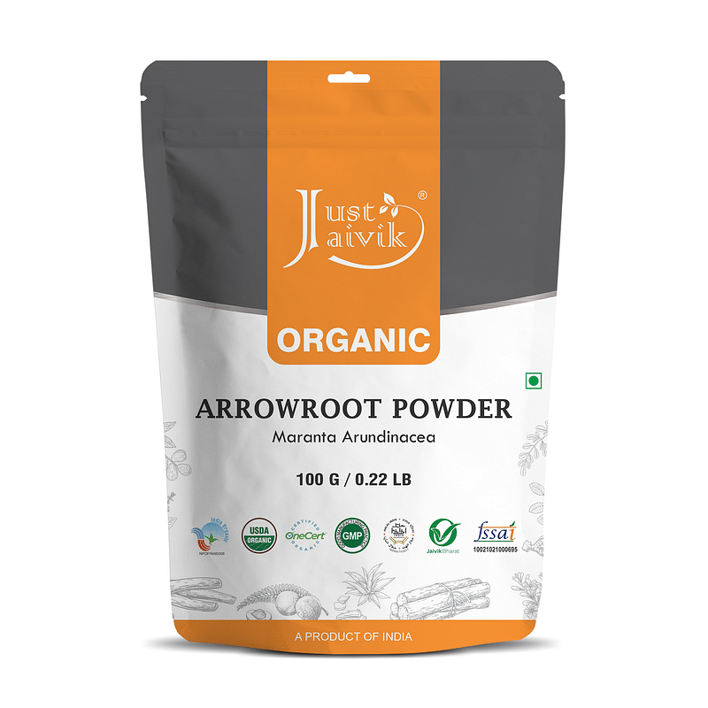 

Just Jaivik Organic Arrowroot Powder - 100g pack