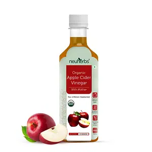 Neuherbs Apple Cider Vinegar with Mother Vinegar, Raw, Unfiltered and Undiluted - 350 ml