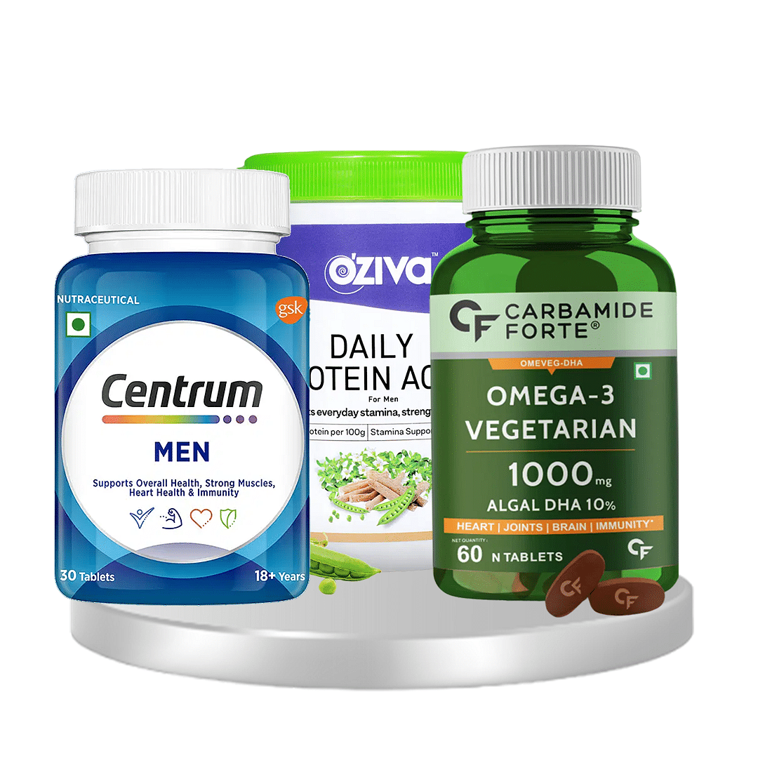 

Everyday Essentials for Him (Biotin, Iron, Zinc, Omega 3, Multivitamins & Many More)