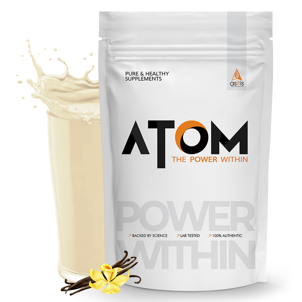 

AS-IT-IS Nutrition ATOM Beginners Whey Protein 1kg | Accelerates Muscle-building | Increases Body Strength | French Vanilla