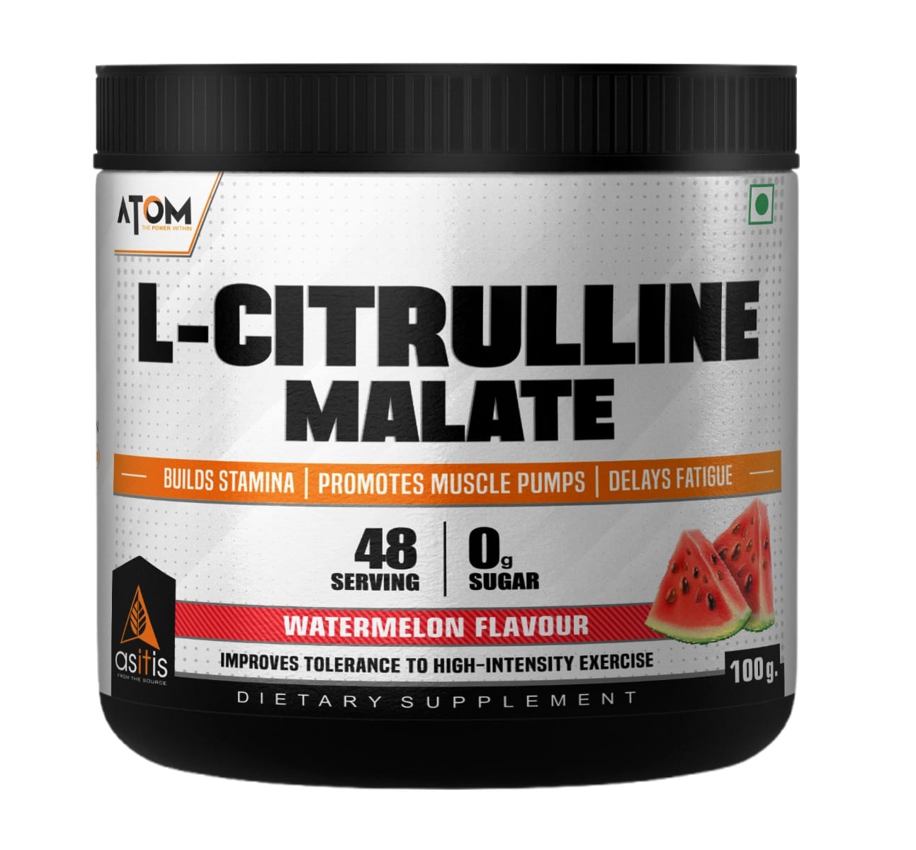 

AS-IT-IS Nutrition ATOM L-Citrulline Malate Powder 2000mg, Boosts Nitric acid & Muscle recovery, Supports Endurance & Muscle Pump, Pre-Workout Supp...