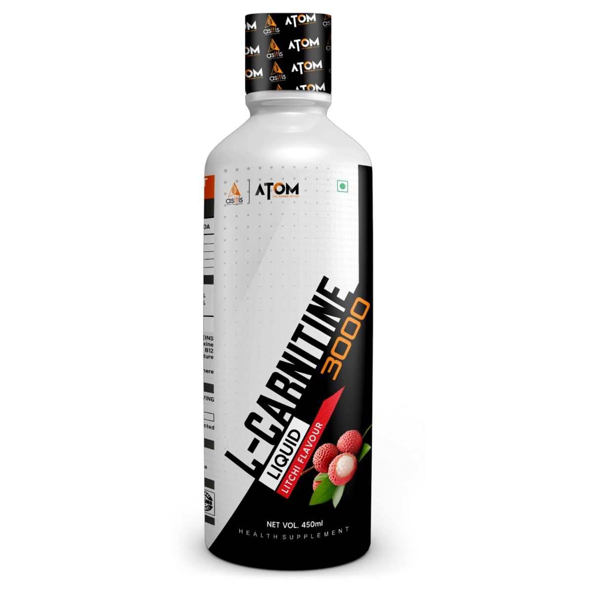 

AS-IT-IS Nutrition ATOM L- Carnitine Liquid Helps Convert Fat into Energy, With Vit. B6, B12, 3000mg L-Carnitine, Sugar Free, Performance & Recover...