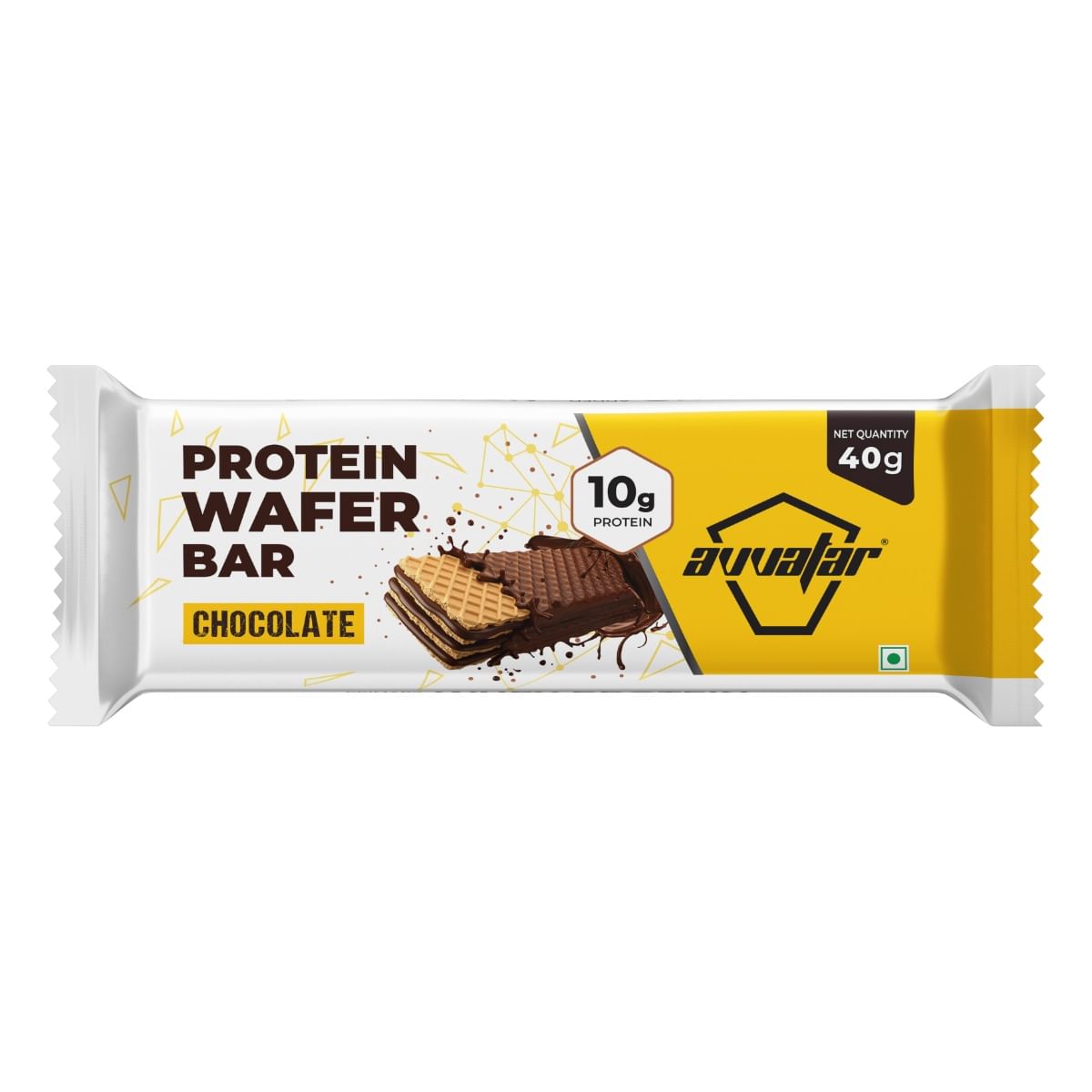 

Avvatar PROTEIN WAFER BAR | 10g Protein | Chocolate Flavour