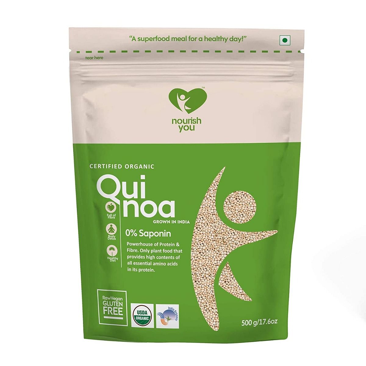 

Nourish You WHITE QUINOA 500G