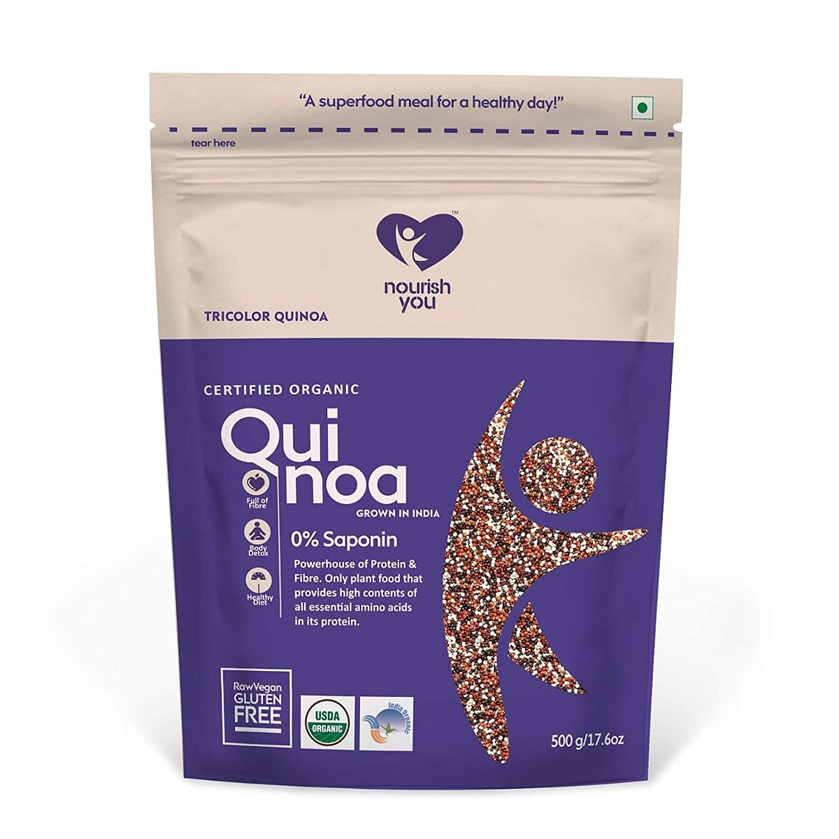 

Nourish You TRICOLOR QUINOA 500G