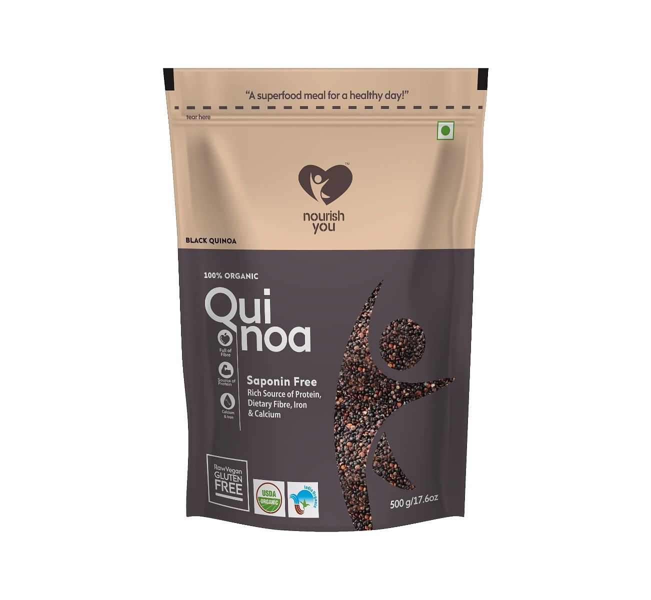 

Nourish You BLACK QUINOA 500G