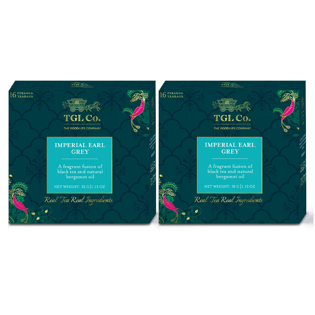 

TGL Co. The Good Life Company Imperial Earl Grey Tea, Black Tea, 32 Tea Bags (30 Tea Bags + 2 Exotic Sample)