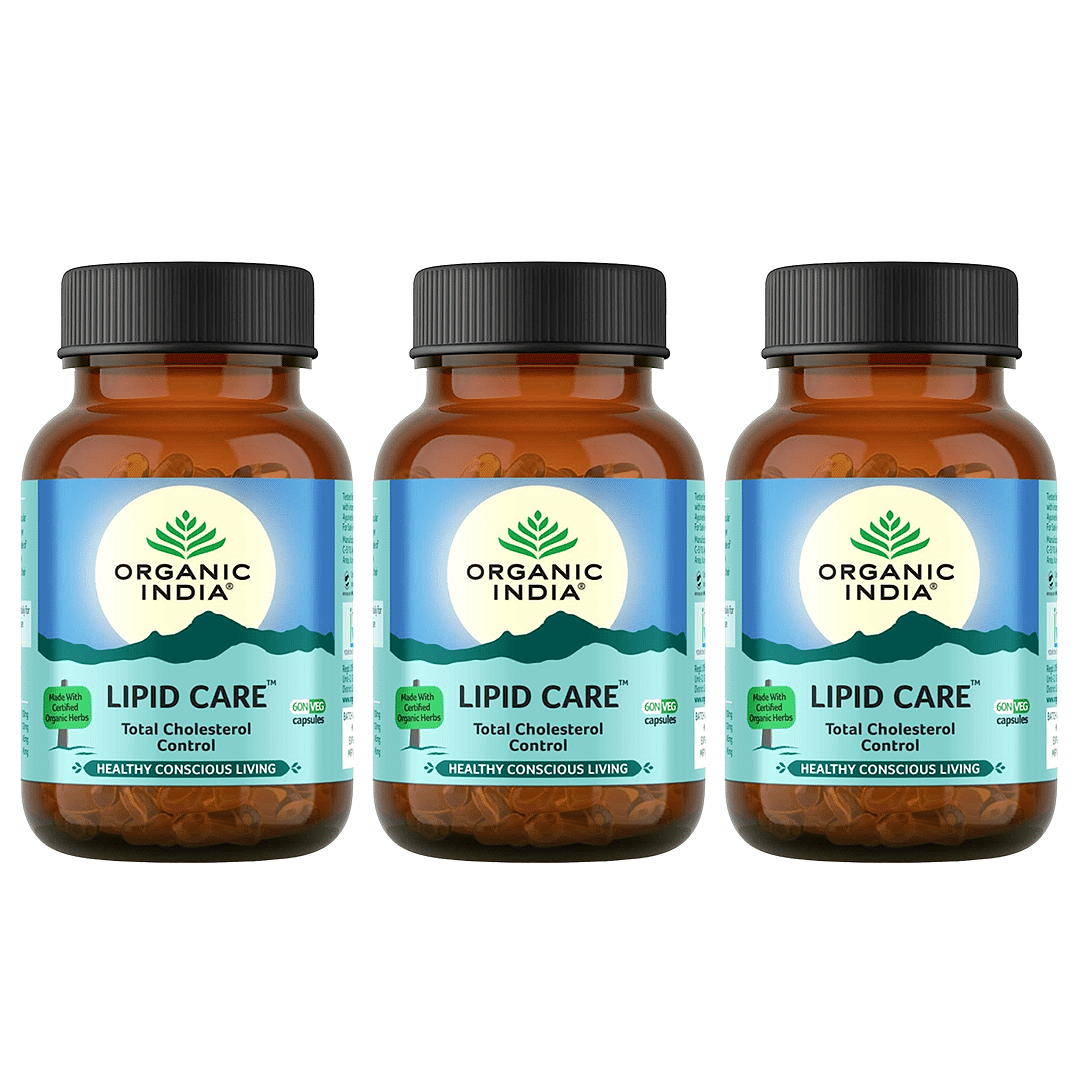 

Organic India Lipid Care 60 Capsules Bottle- (Pack Of 3)