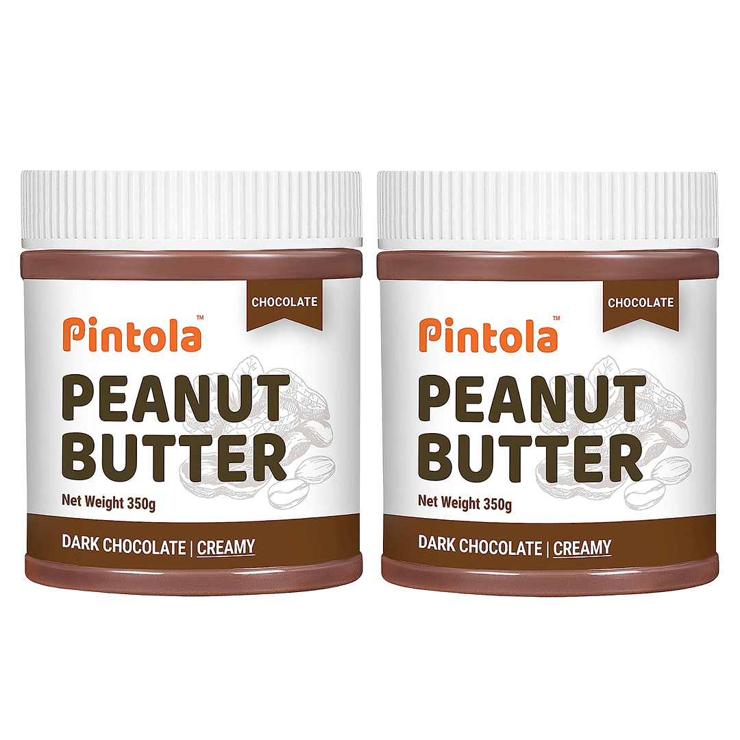 

Pintola Creamy Choco Peanut Butter, 350 g (Pack of 2)