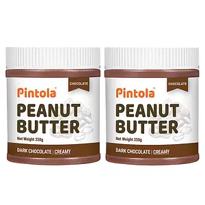 Pintola Creamy Choco Peanut Butter, 350 g (Pack of 2)