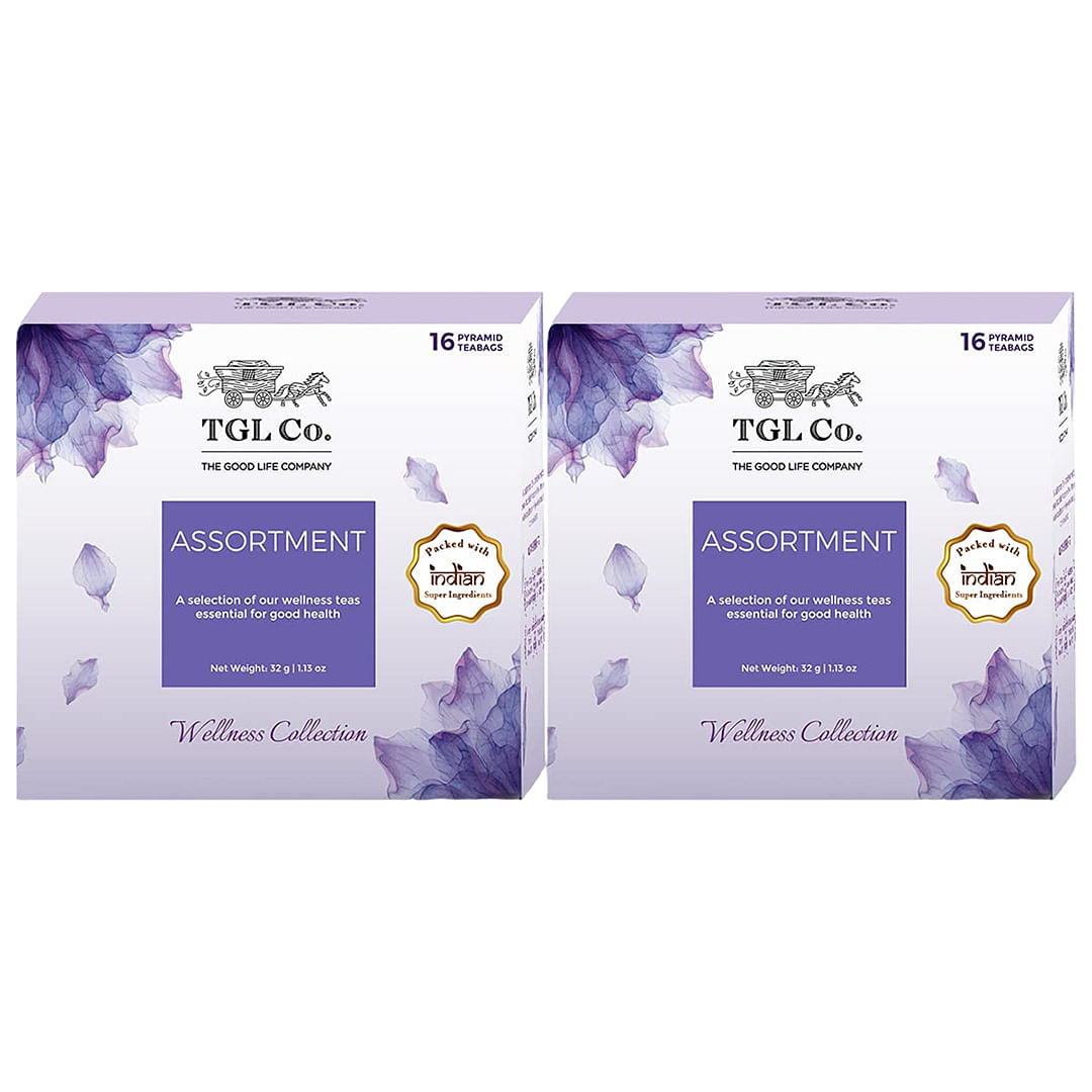 

TGL Co. The Good Life Company Wellness Teas Assortment 32 Tea Bags