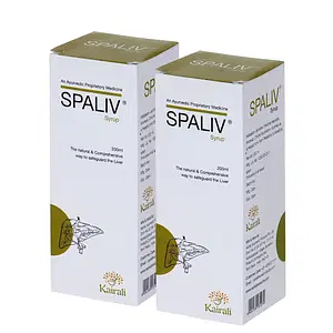 Kairali Spaliv Tonic - The natural & comprehensive way to safeguard the Liver Pack of 2 (200 ml)