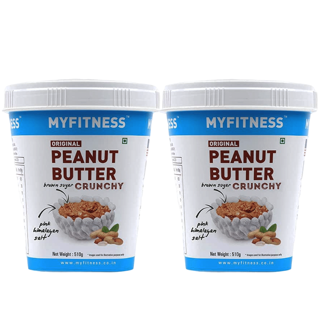 

MYFITNESS Crunchy Peanut Butter 510g (Pack of 2)