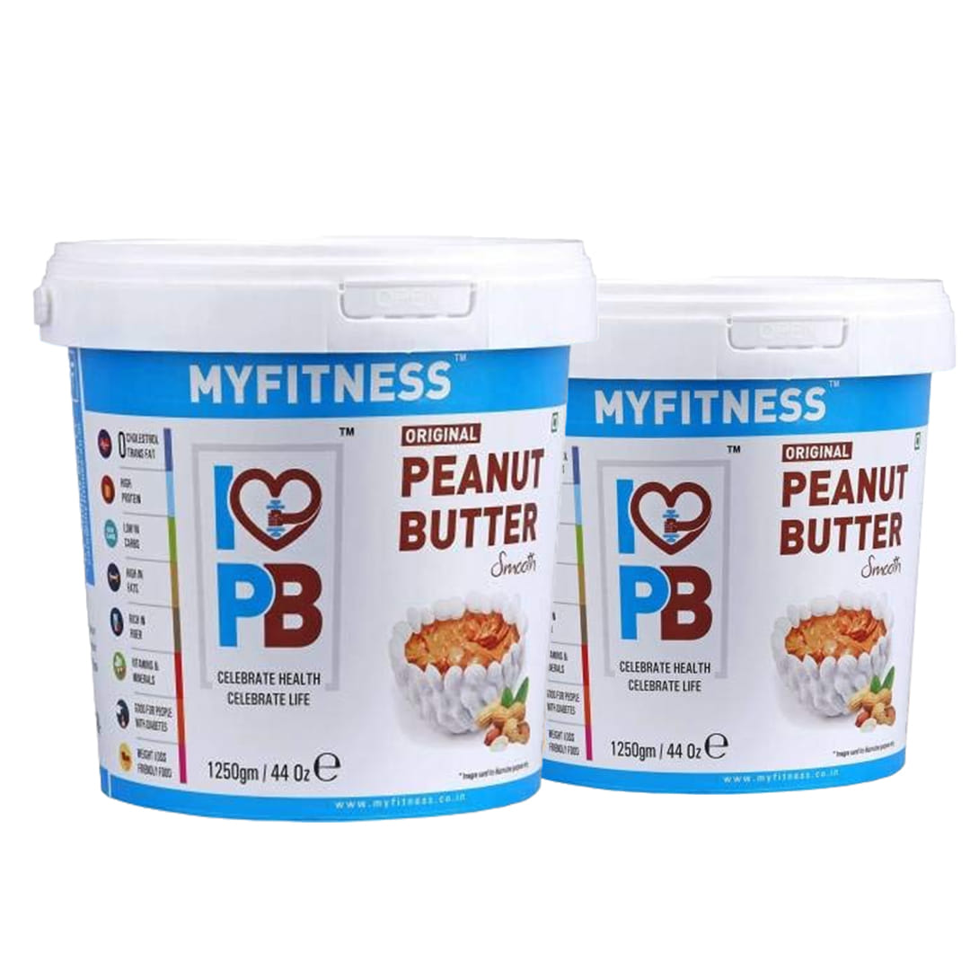 MYFITNESS Peanut Butter Smooth 2.5kg (1.25kg X Pack of 2)-image-14