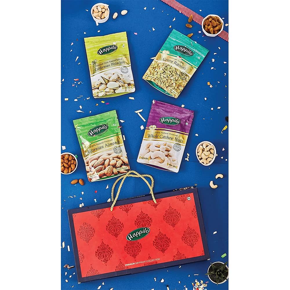 

Happilo Dry Fruit Celebrations Gift Box Iris 390g
