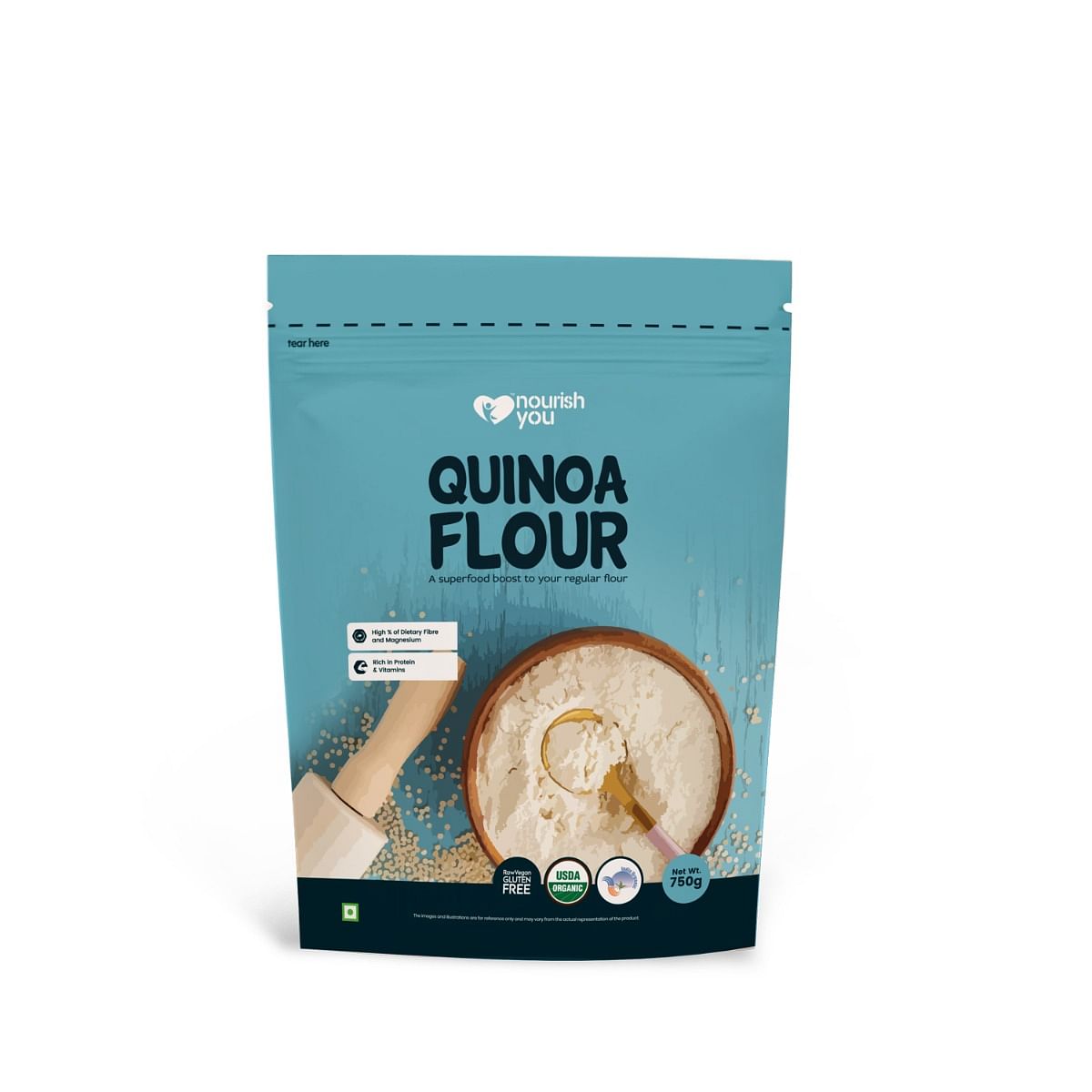 

Nourish You QUINOA FLOUR 750G