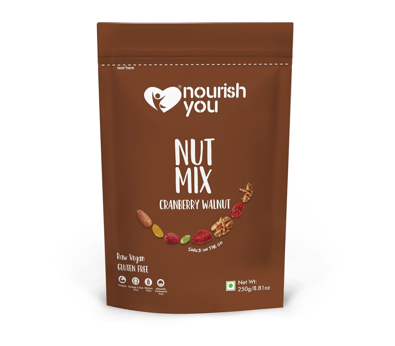 

Nourish You CRANBERRY WALNUT NUTMIX 250G