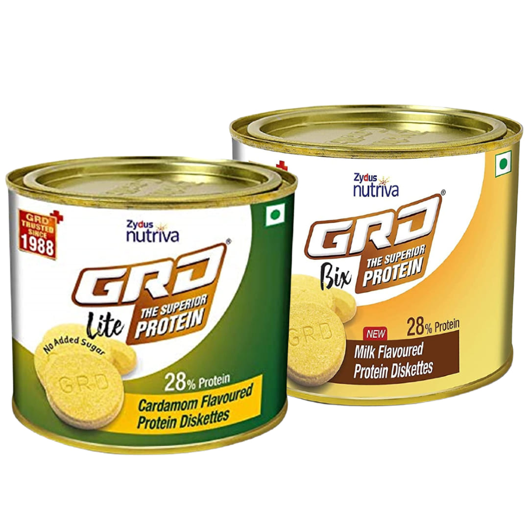 GRD Bix Milk Flavoured High protein biscuits with 18 Essential