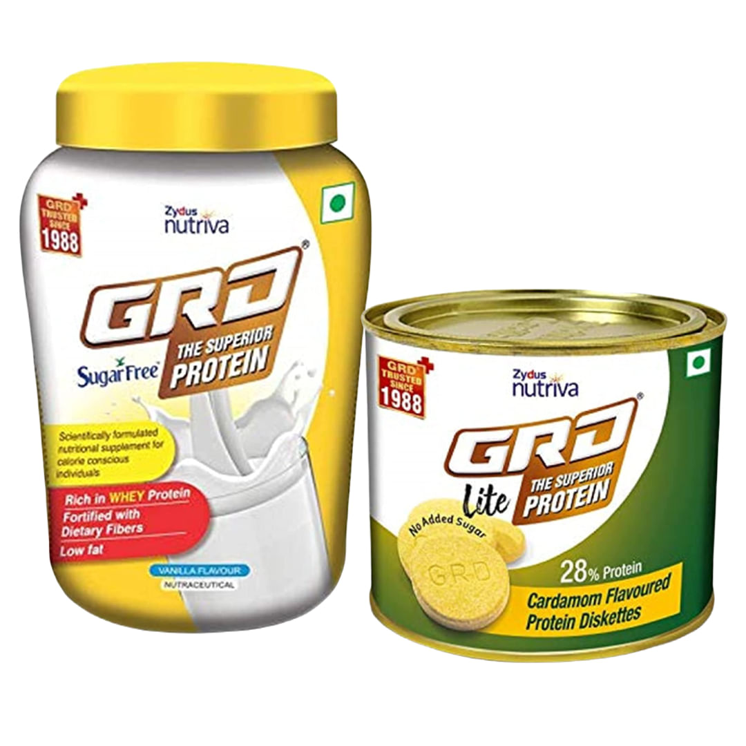 GRD Vanilla Sugarfree Low Fat, Superior Whey protein powder with 26