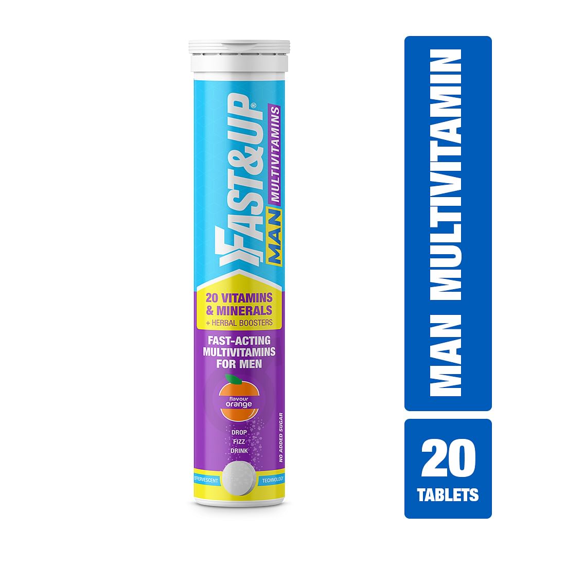 

Fast&Up Man Multivitamin |20 Multivitamins | Added Nitric Boosters and Stress relievers | Overall Wellbeing and Strength |Supports Active Lifestyle...