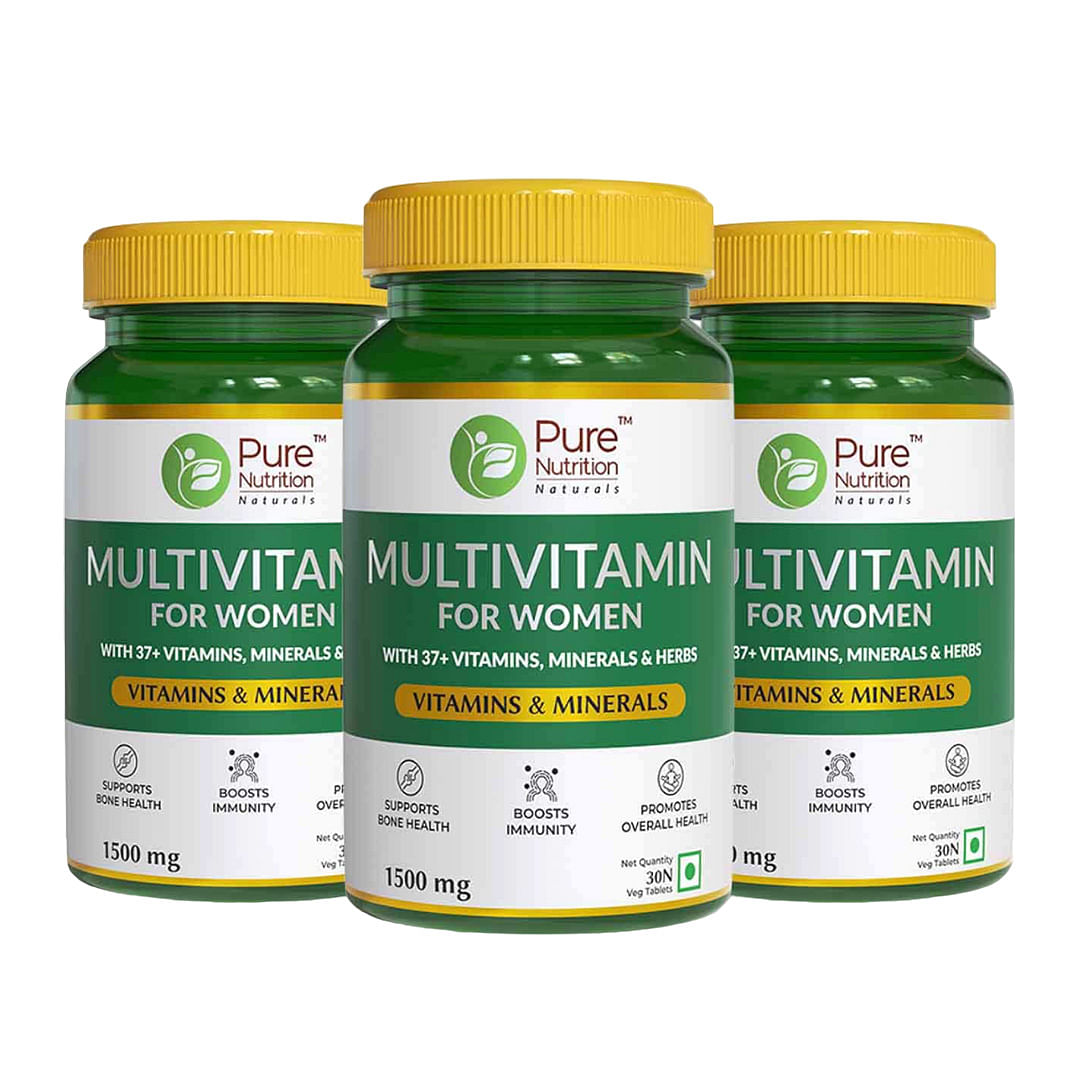 

Pure Nutrition Multivitamin for Women - 30 Tablet (Pack of 3)