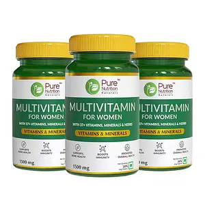 Pure Nutrition Multivitamin for Women - 30 Tablet (Pack of 3)