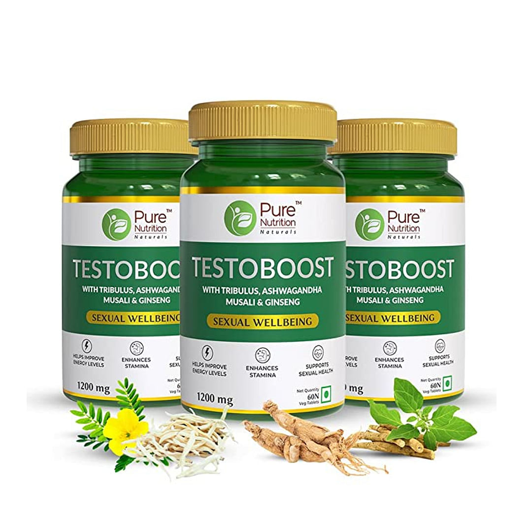 

Pure Nutrition Testoboost, Testosterone Booster Supplement - 180 Tablets (Pack Of 3)
