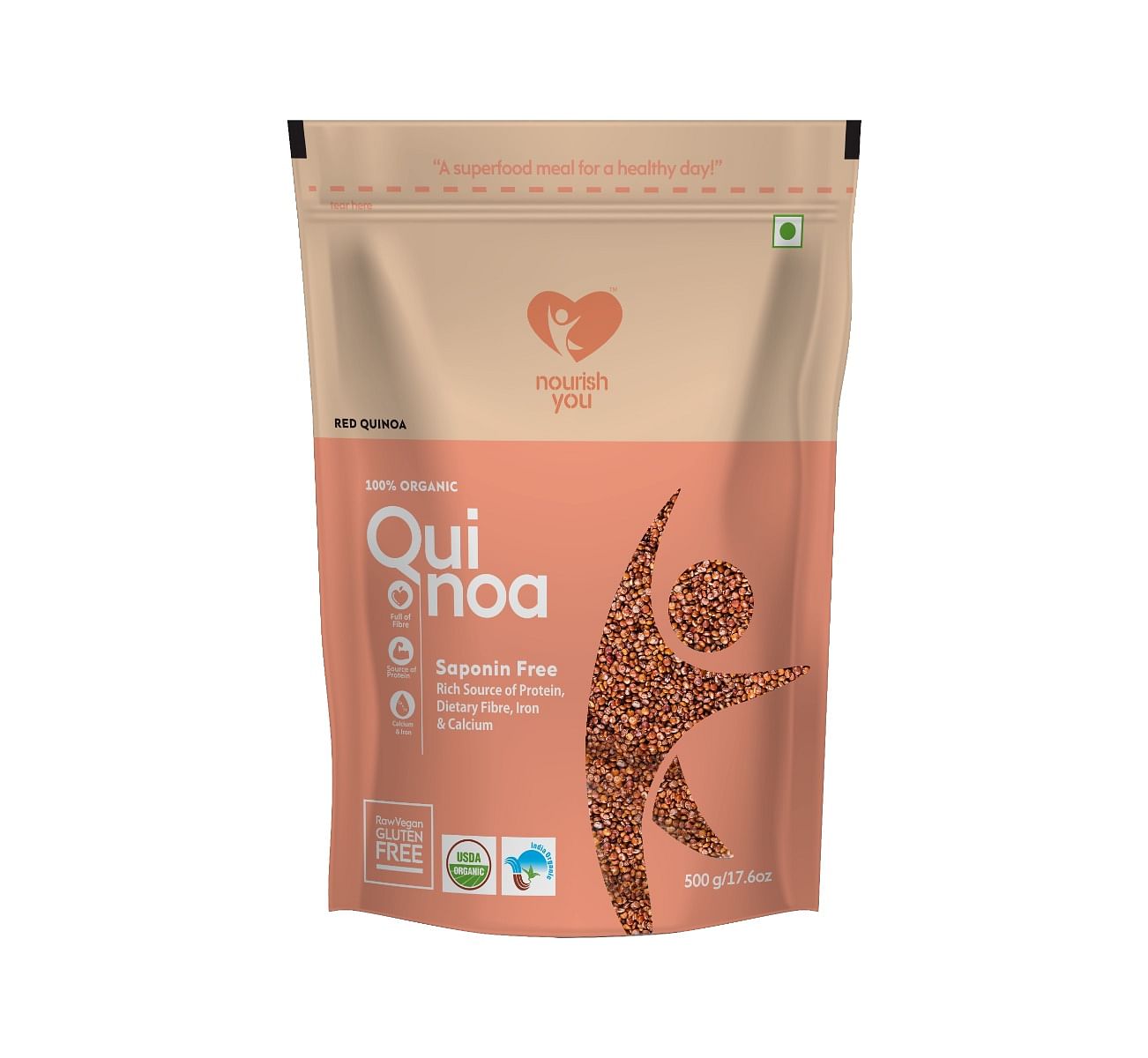 

Nourish You RED QUINOA 500G