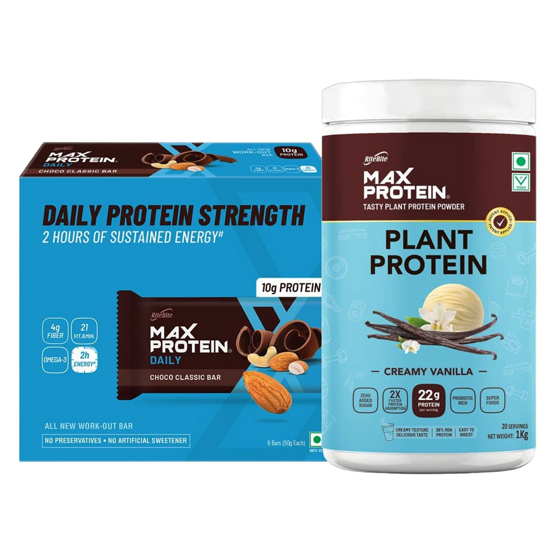 Ritebite Max Protein Daily Choco Classic G Protein Bar Pack Of