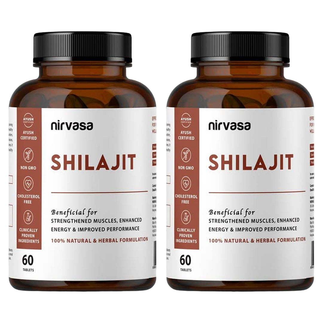 Nirvasa Pure Original Himalayan Shilajit/Shilajeet Resin 20g | Improve  Strength & stamina for men & women | Stronger Than Pills & Capsules