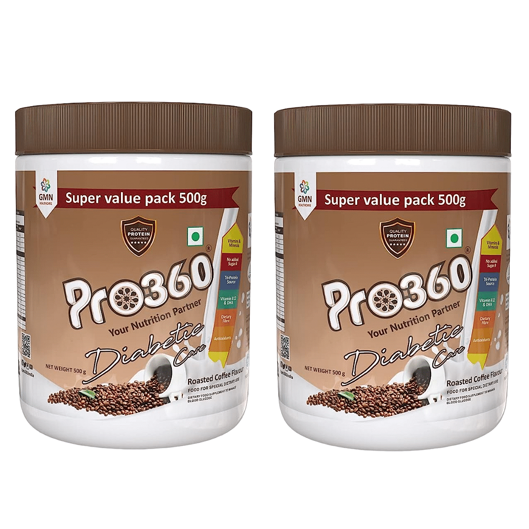 

Pro360 Diabetic Care Protein Powder for the Dietary Management of People With Diabetes - Helps in Managing Blood Glucose - No Added Sugar (Roasted ...