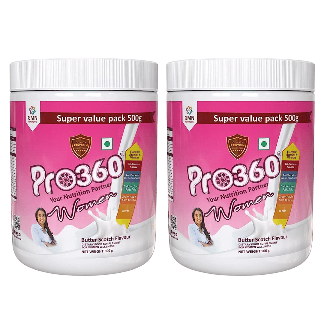 

Pro360 Women Protein Rich Nutritional Supplement Enriched Calcium, Iron for Stronger Bones and Improved Haemoglobin – 25 Essential Nutrients with E...