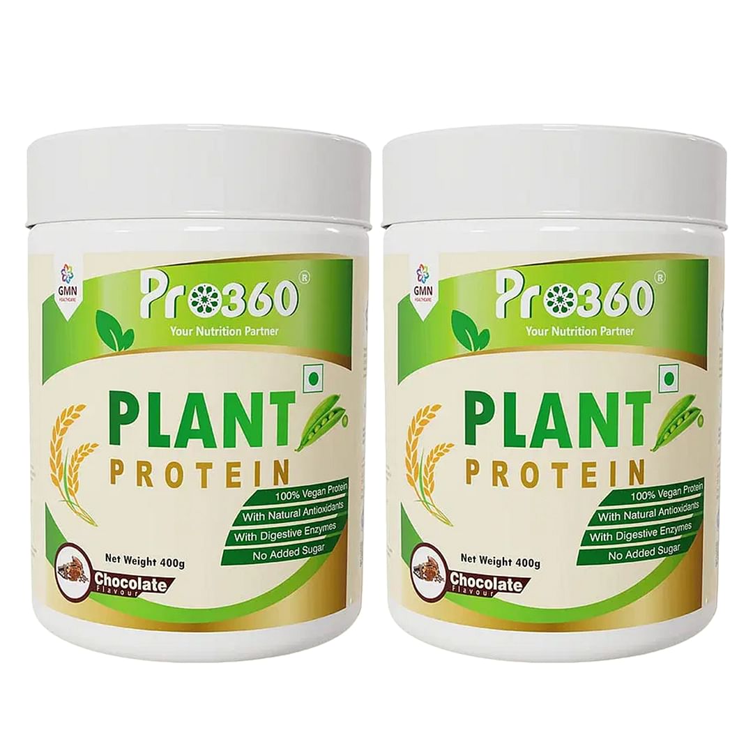 

Pro360 Plant Based High Protein Powder (75g protein per 100g) for Men and Women, Lactose Free - 100% Vegan (Pea Protein, Brown Rice Protein, Green ...